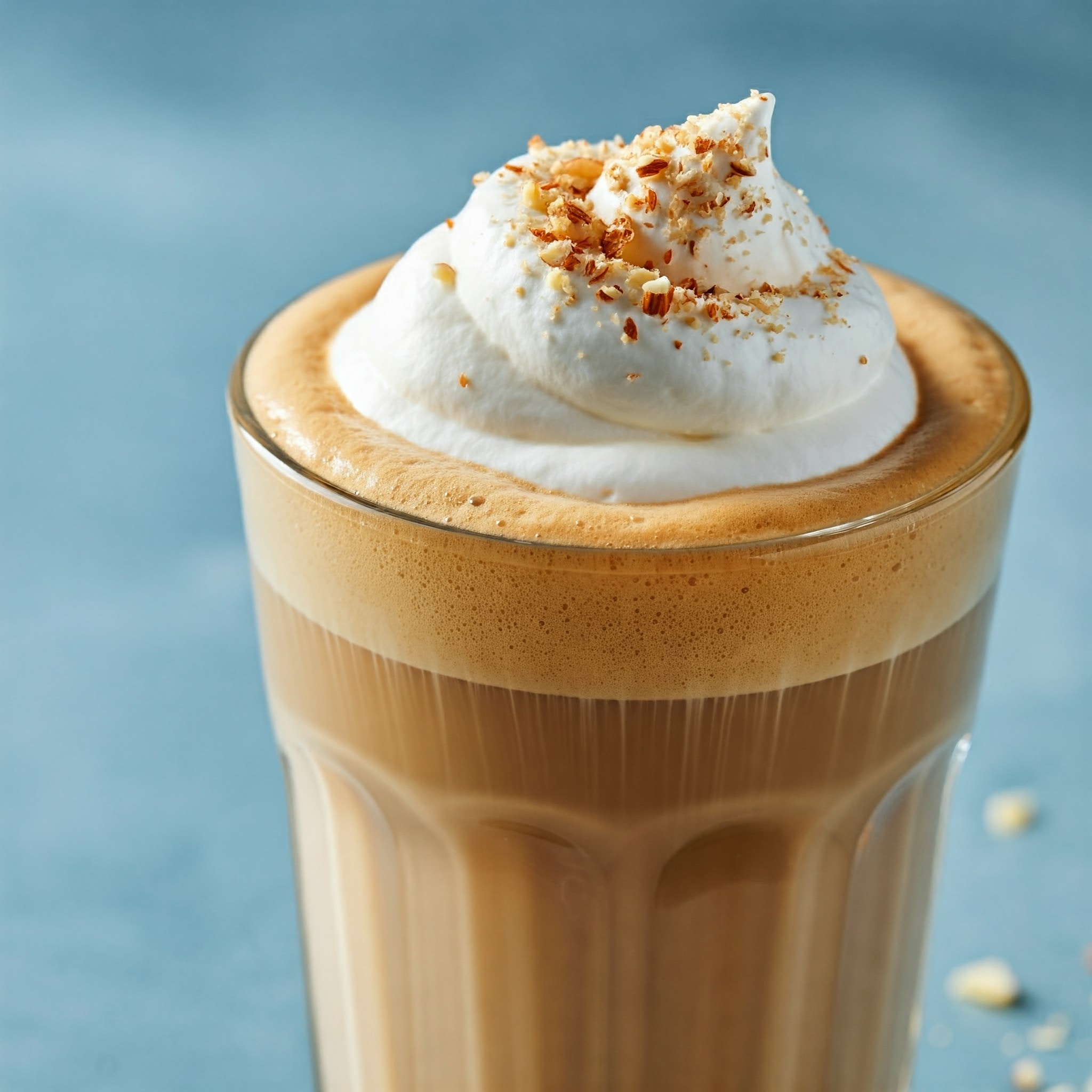 Cafe trứng hạnh nhân